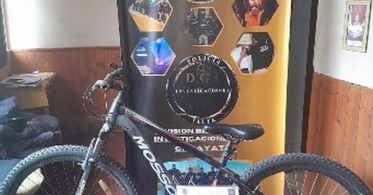 recuperaron bicicleta robada