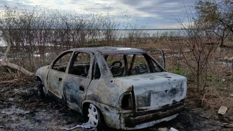 cuerpos calcinados Santa Fe Hallaron dos dentro vehículo orillas río Paraná