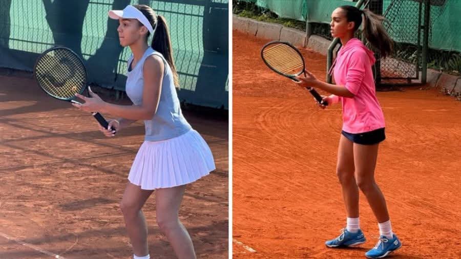 Jazmín, la hija de Eliana Guercio y Chiquito, que brilla con luz propia en el tenis