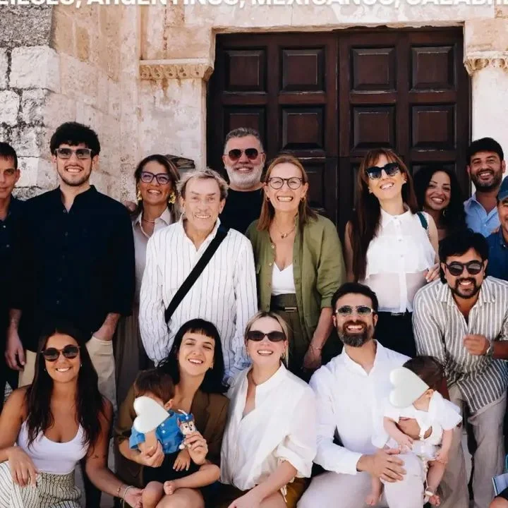 Sofi Pachano y Santi Ramundo bautizaron a Vito en una ceremonia íntima en Italia