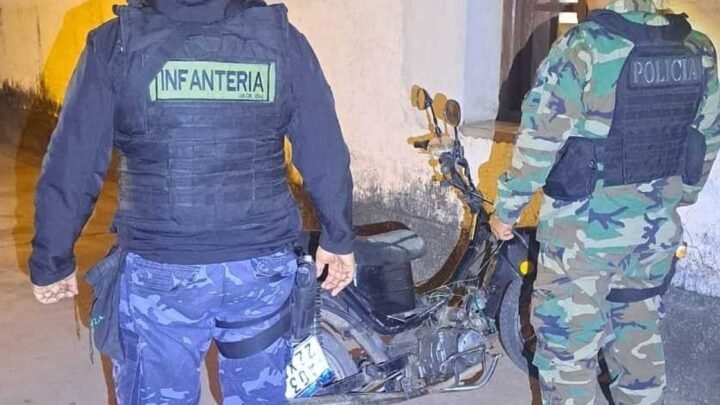 motocicleta con pedido de secuestro