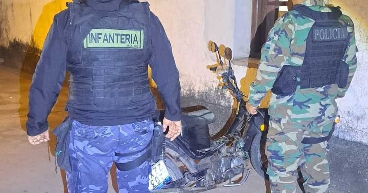 motocicleta con pedido de secuestro