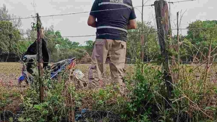 motocicleta sustraída El Carril