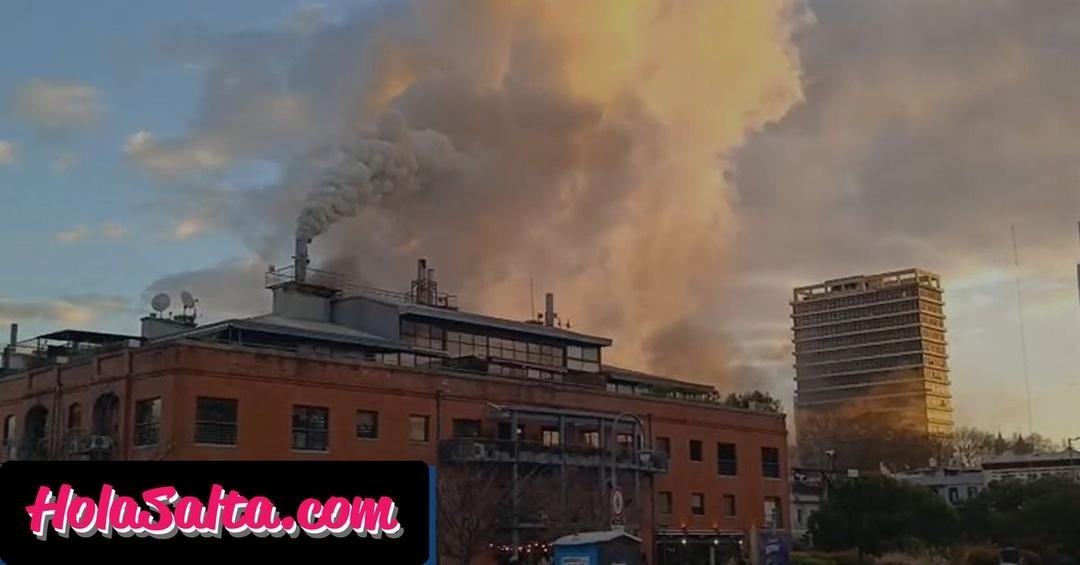 incendio Puerto Madero Principio reconocido restaurante evacuaron local hubo dos asistidos