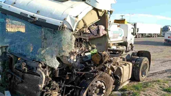 choque frontal La Pampa Trágico entre dos camiones dejó fallecido heridos