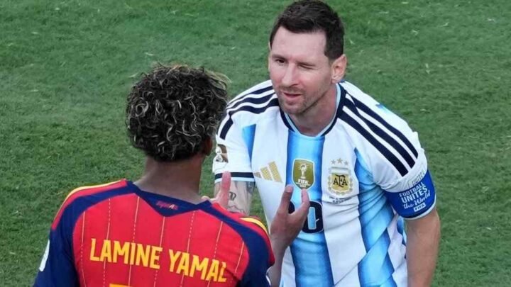 Lamine Yamal reveló qué le dijo a Messi en el emotivo abrazo tras la final del Mundial