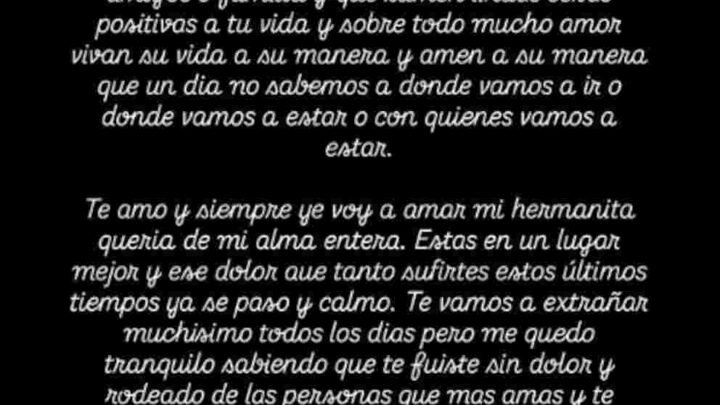 El desgarrador mensaje de Lucas Sugo tras la muerte de su hija: “La voy a llorar todos los días”