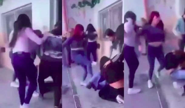 violencia escolar Escándalo Valentín Alsina alumnos alentaron
