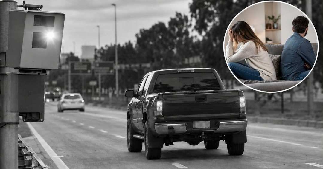 Una fotomulta en Av. Paraguay terminó en divorcio: la imagen reveló una supuesta infidelidad