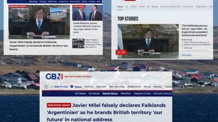 Javier Milei Malvinas Cómo reaccionó prensa británica ante reciente discurso