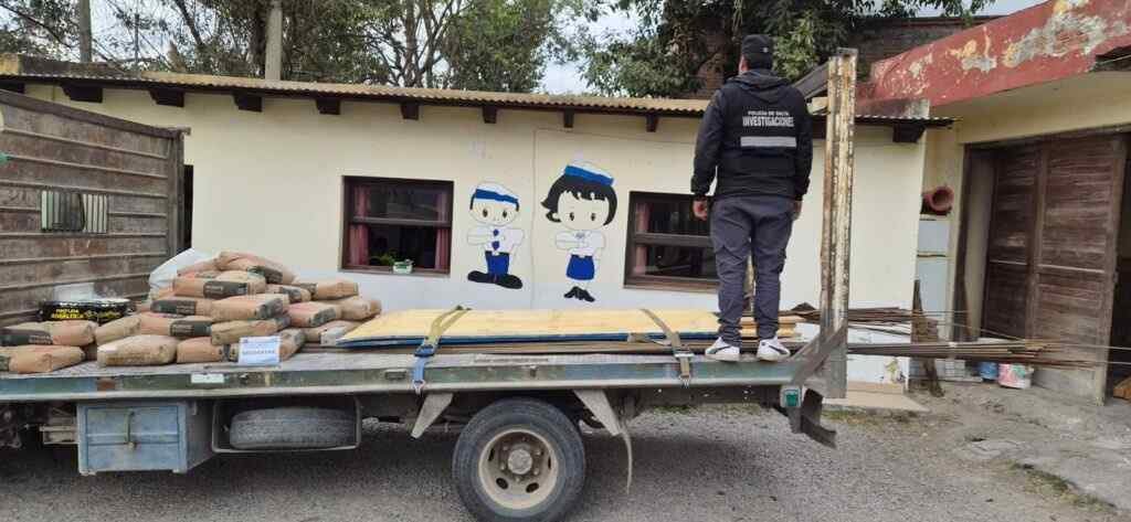 San Lorenzo: recuperaron materiales de construcción tras un operativo en el barrio Unión