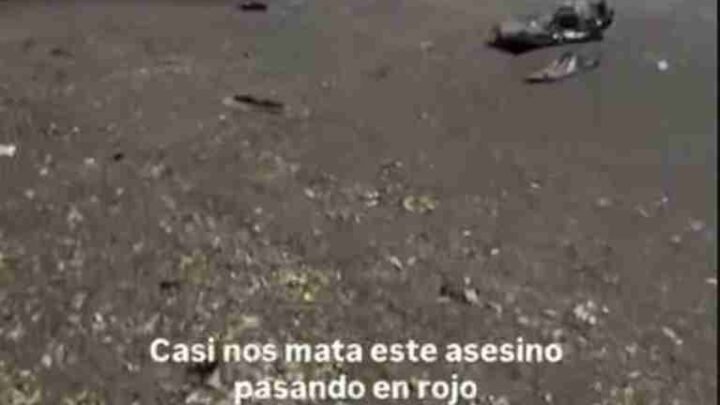 Tomás Holder sufrió un violento choque y denunció: “Casi nos mata este asesino”