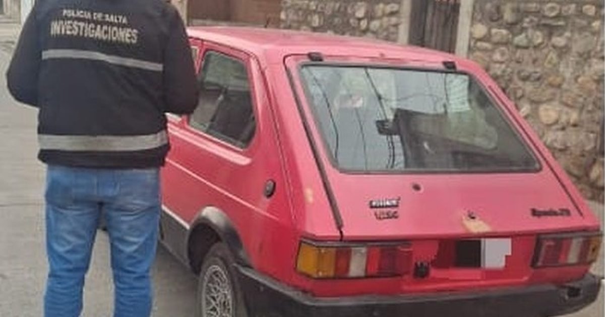 automóvil robado en Salta