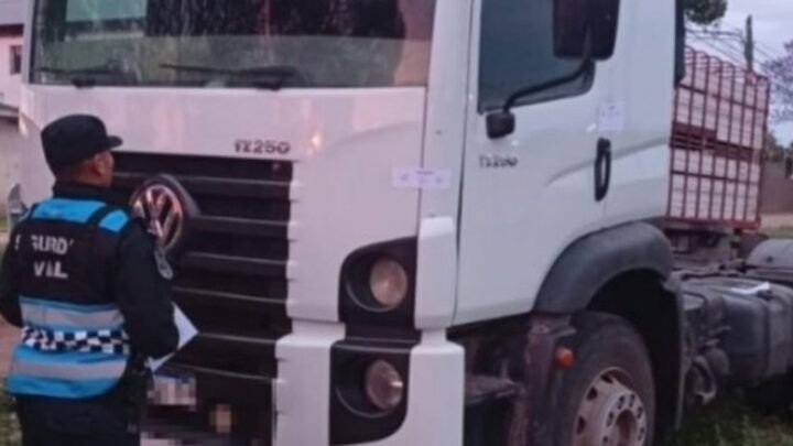 camión con pedido de secuestro