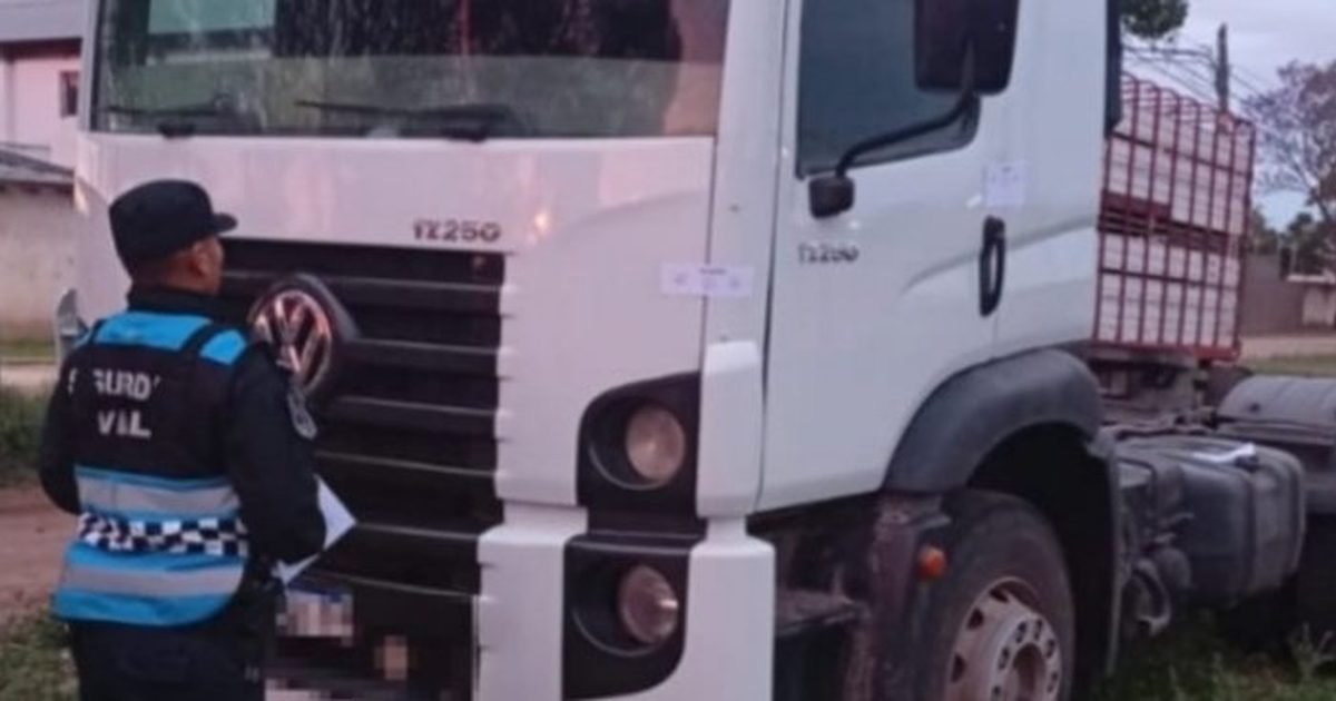 camión con pedido de secuestro