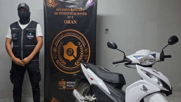 motocicleta robada Oran