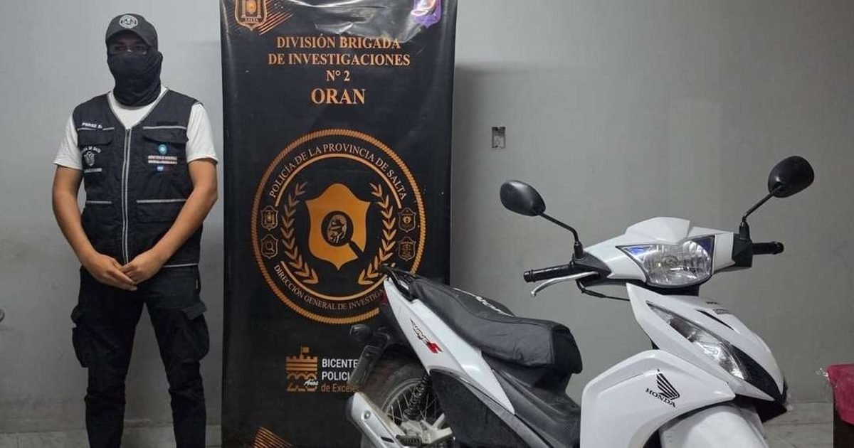 motocicleta robada Oran