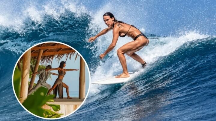 La increíble odisea familiar de Susini en Indonesia: entre tiburones ballena, surf y un accidente que no la detuvo