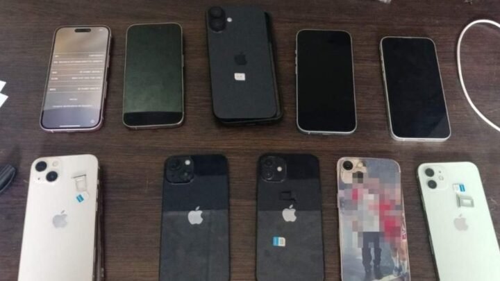secuestraron diez celulares iPhone