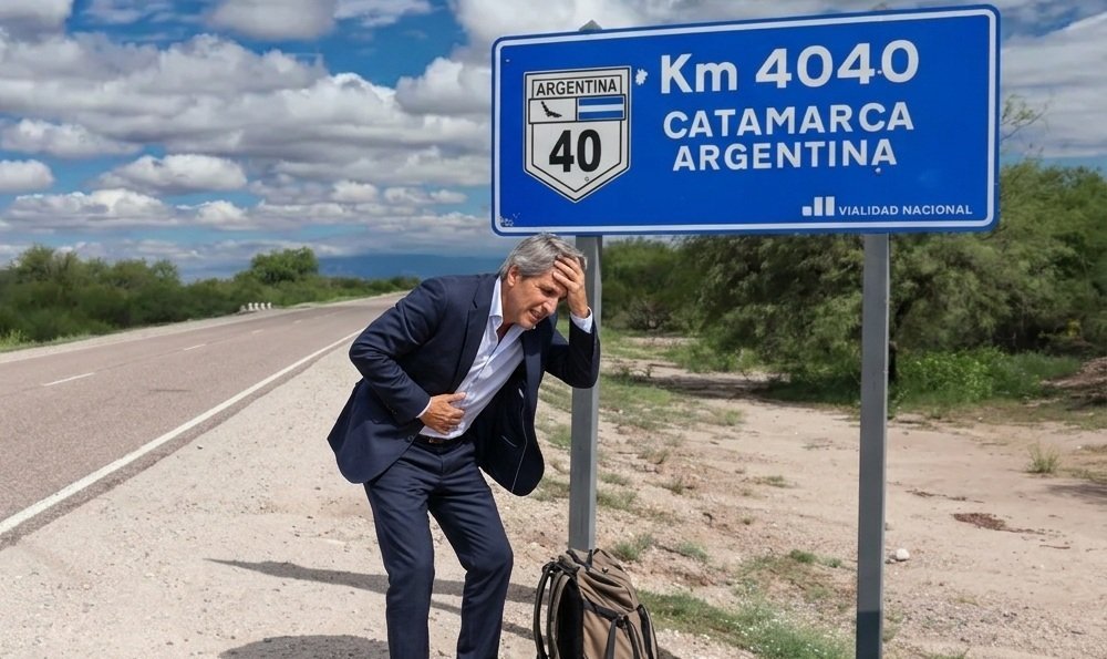 Apunamiento y susto en Catamarca: Luis Caputo sufrió una descompensación durante la visita de Javier Milei