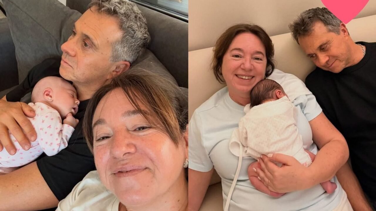 Sergio Lapegüe compartió un tierno momento junto a su nieta Delfina