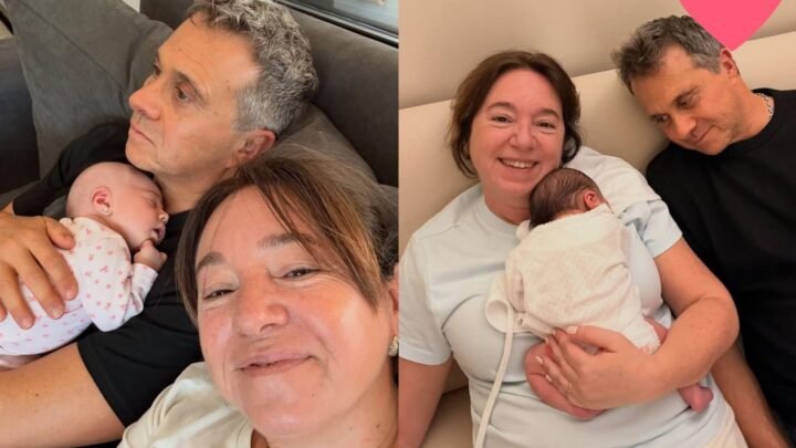 Sergio Lapegüe compartió un tierno momento junto a su nieta Delfina