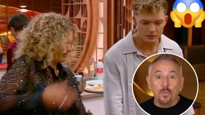Tensión en MasterChef: Alejandro Lerner quemó a Maru Botana con aceite y el momento quedó registrado