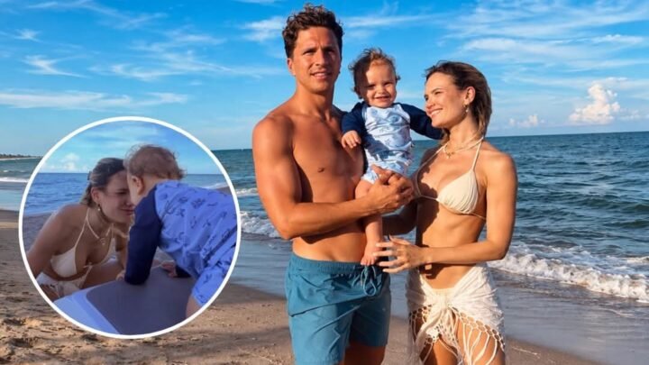 Eva Bargiela y Gianluca Simeone enternecieron las redes con los primeros pasos de Faustino en Miami