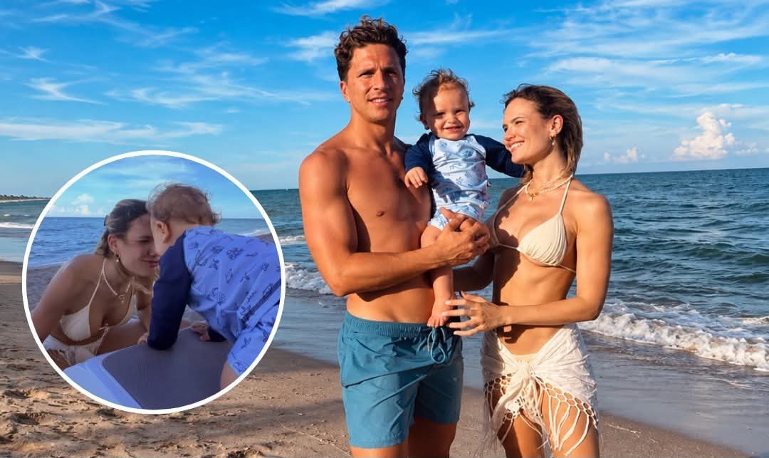 Eva Bargiela y Gianluca Simeone enternecieron las redes con los primeros pasos de Faustino en Miami