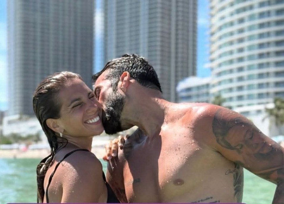 Cinthia Fernández celebró sus 38 años en Miami junto a sus hijas y Roberto Castillo