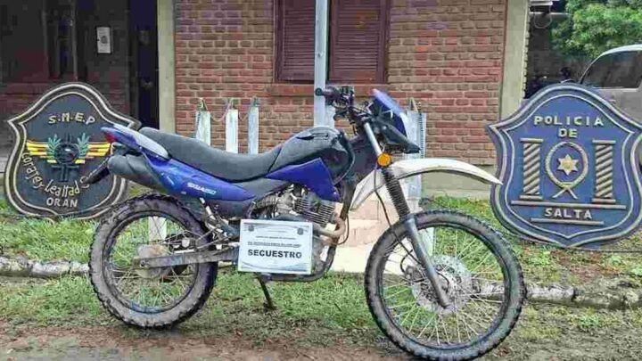 motocicletas con pedido de secuestro
