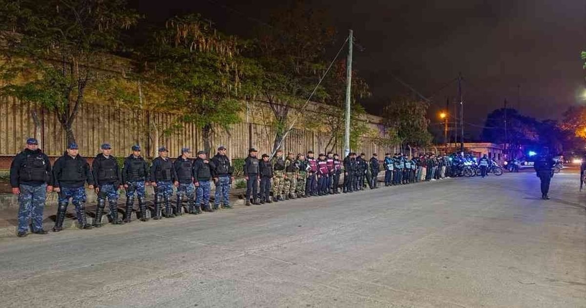 megaoperativo policial en Salta