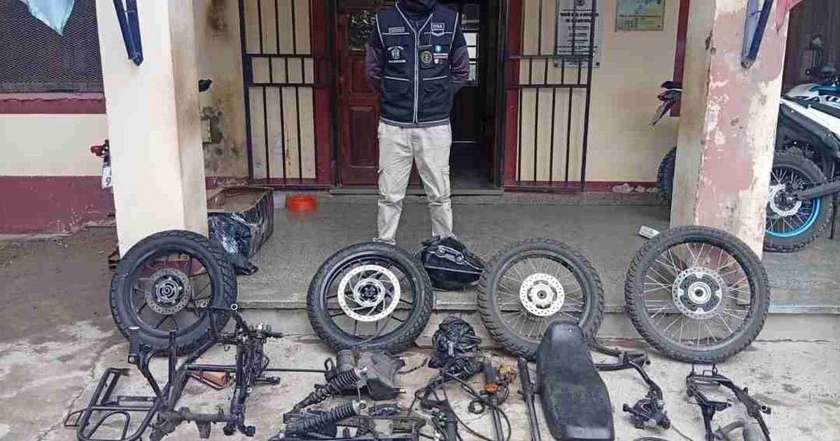 secuestraron motopartes