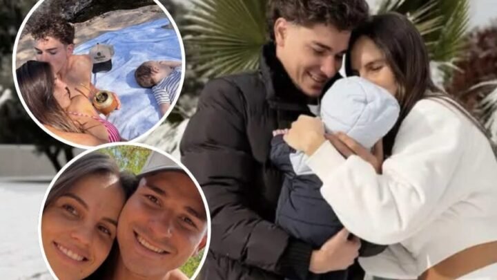 Julián Álvarez y Emilia Ferrero disfrutan de una tierna escapada familiar en Córdoba: las fotos de Amadeo