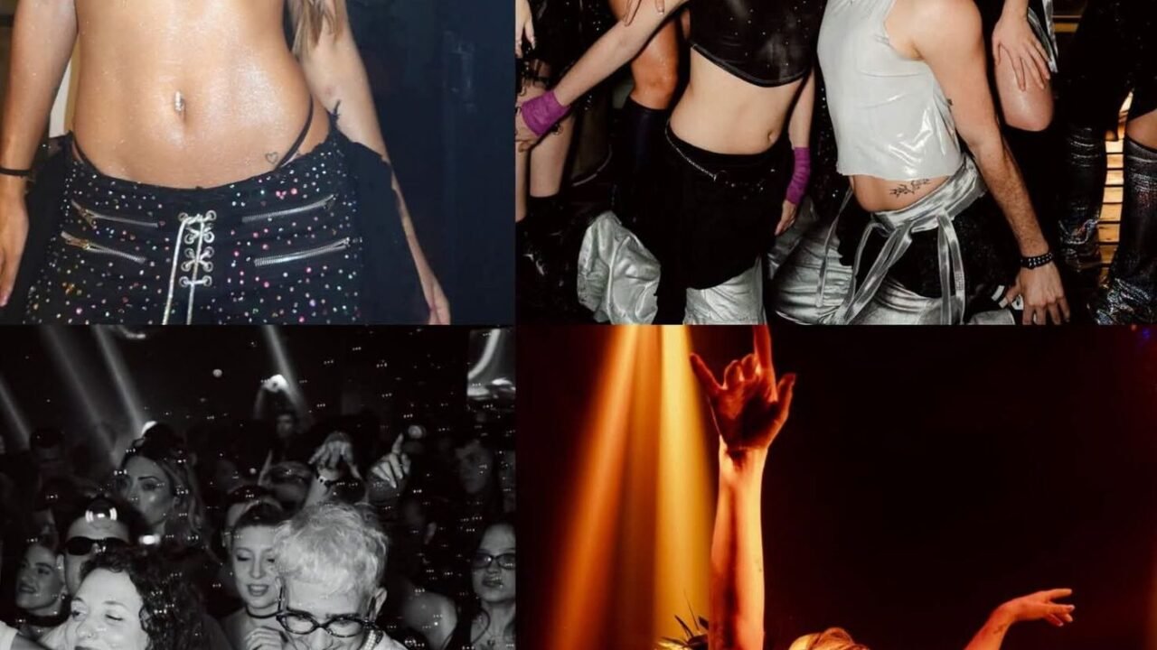 Juli Poggio debutó como DJ en el estreno de su propia fiesta, La Juli Pop