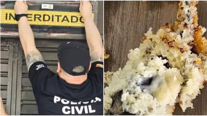rata en torta Brasil Escándalo hallaron horneada dentro