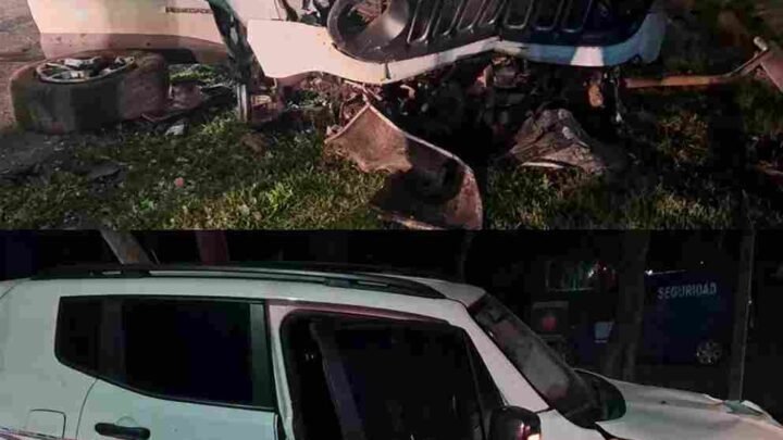 siniestro vial Escobar Estaba medio escabio filmó manejando 140