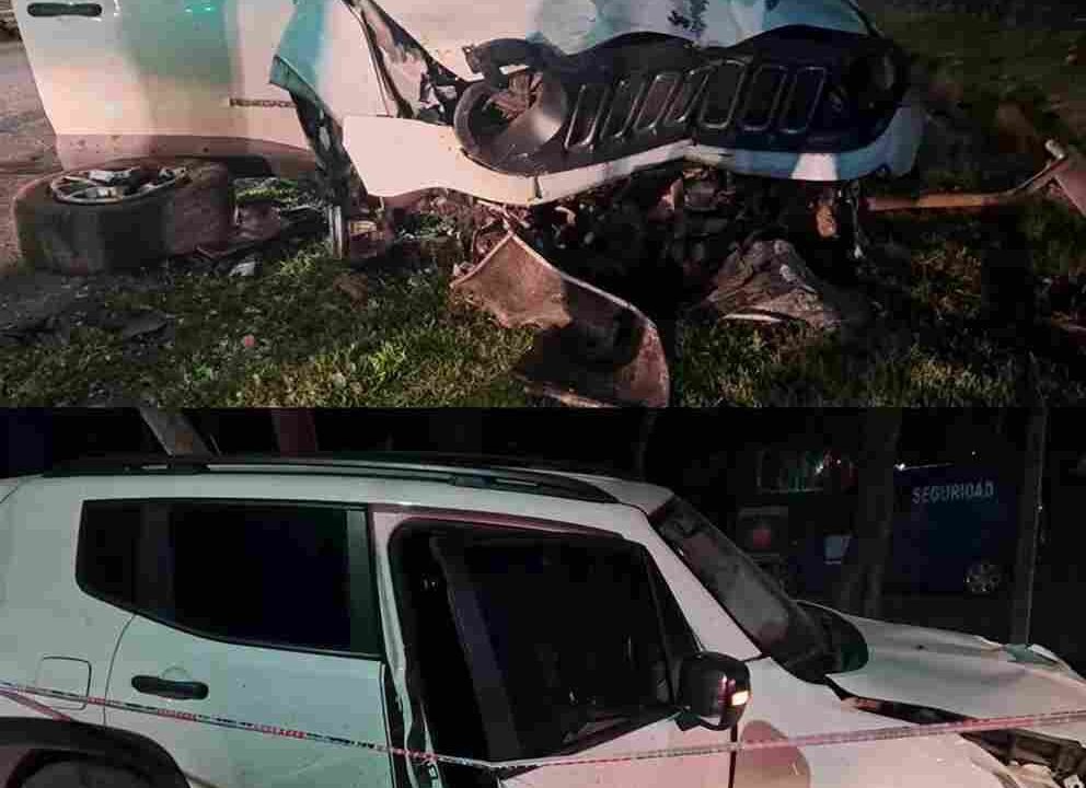 siniestro vial Escobar Estaba medio escabio filmó manejando 140