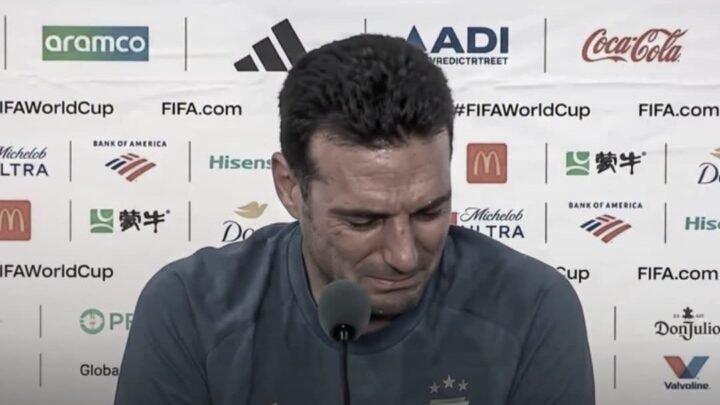 El sentido abrazo de todo un país a Lionel Scaloni tras la muerte de su madre