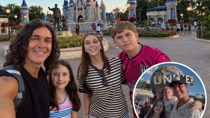 El viaje soñado de Martínez a Orlando junto a sus hijos: postales de pura emoción