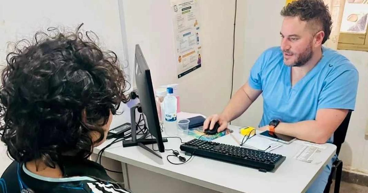 operativo sanitario en Las Lajitas
