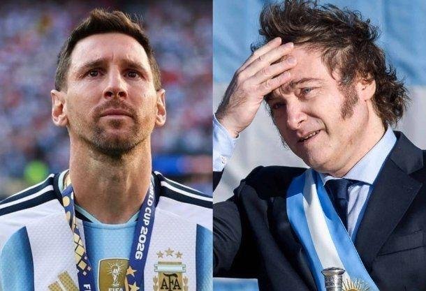 Escándalo por el oportunismo de Javier Milei: se colgó de la despedida de Lionel Messi con un video autorreferencial