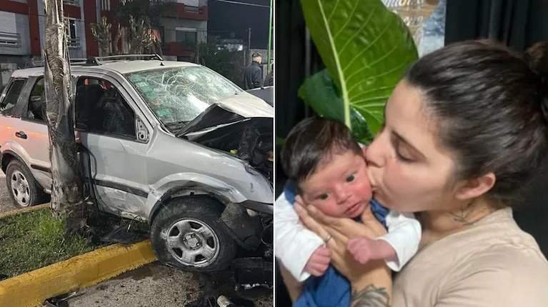 Tragedia en Punta Lara: dieron el alta a la hermana del bebé que murió tras un choque