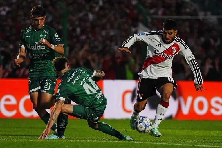 River igualó ante Sarmiento en Junín y sigue complicado en la pelea por los Playoffs