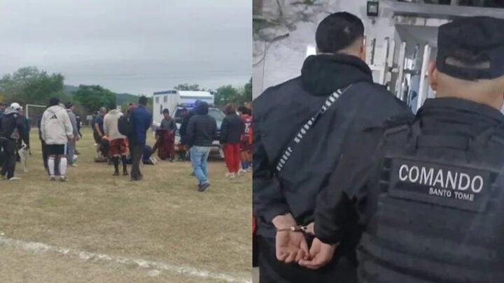 Fabián Leonardo Barro Santo Tomé futbolista amateur murió pleno