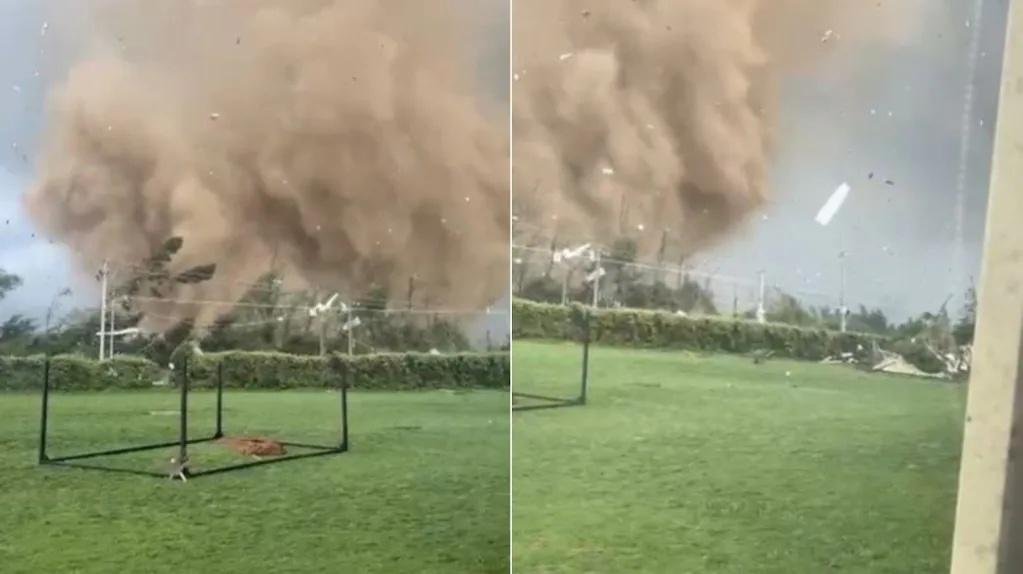 Tornado en Chile: destrozos en Requínoa y alerta por temporal